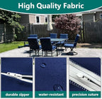 Outdoor High Back Dining Chair Cushions Cover 4-Pack - Image 5