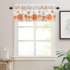 Fall Maple Leaves Kitchen Curtains and Valances Set, Thanksgiving Watercolor - Image 6
