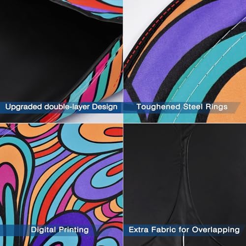 Car Windshield Sun Shade UV Reflector Foldable Front Window SUV - Image 4