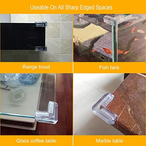 LOMILY Clear Corner Guards, Table Corner Protectors, High Resistant Adhesive Gel - Image 3