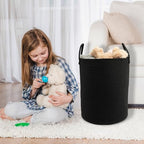 Woven Cotton Rope Laundry Basket - Image 6