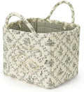 Floral Fabric Storage Basket Car Interior Storage Basket Underwear Sundries by CEUTNIZ