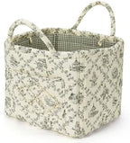 Floral Fabric Storage Basket Car Interior Storage Basket Underwear Sundries by CEUTNIZ