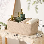 MiniArk Small Storage Baskets for Organizing | Closet Organizer Bins | Shelf - Image 3