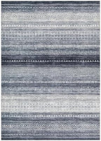Nakagishi Boho 4x6 Area Rug Living Room Rugs Machine Washable Denim Blue - Image 7