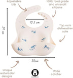Silicone Baby Bib and Mat | Boys Girls Babies & Toddlers | Waterproof, - Image 4