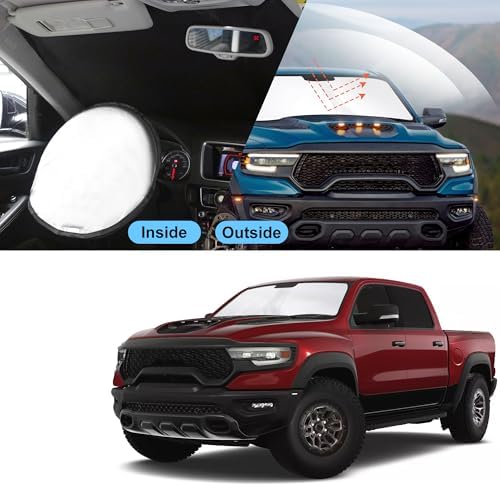 TINGLU Sun Shade for Dodge RAM ProMaster 2014-2025 2026 Accessories Windshield - Image 6