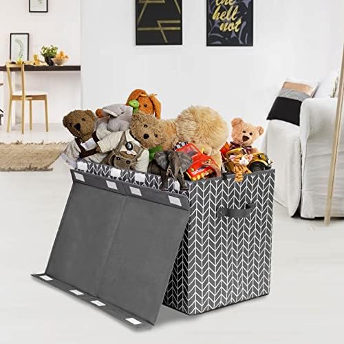 Large Toy Storage Box Chest for Kids, Sturdy Toy Box Bin Baskets - Image 2