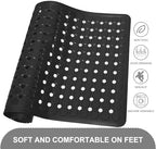 TEESHLY Bath Mat for Tub & Shower, Non Slip Soft Bathmat - Image 4