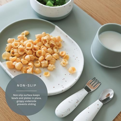 Yeah Baby Goods Silicone Toddler Placemat, Desert Sage - Image 3