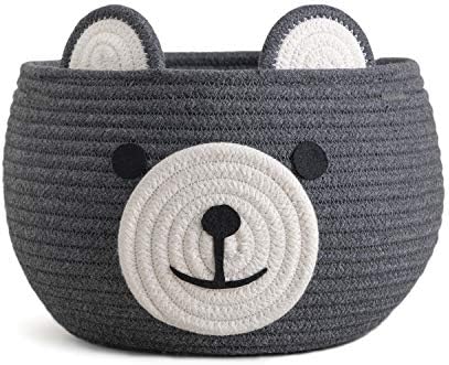 CherryNow Baby Basket for Gifts Empty, Cute Bear Design by CherryNow