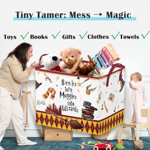 Runtoo Magic Nursery Decor Books Baby Basket Wizard Hat Baby Shower Decorations - Image 5