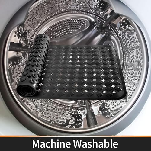 Yimobra Square Shower Mat Non Slip, Super Strong Suction Cups, Machine Washable - Image 6