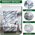 CRFATOP Wingback Chair Covers Wing Armchair Slipcovers - Image 2