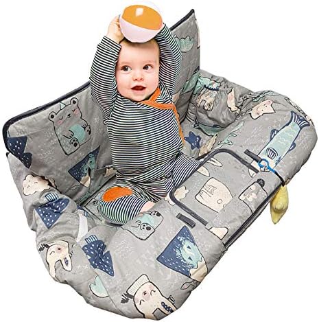 Shopping Cart Cover for Baby Cotton High Chair Cover, Machine Washable for by ICOPUCA