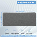 Hargiis Non-Slip Bathtub Mat, Anti Slip Shower Mat, Fast Drying Bathtub Mats - Image 2