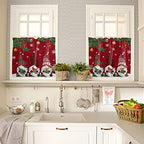 Christmas Gnomes Kitchen Curtains and Valances Set - Image 4