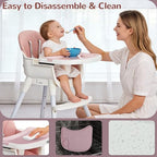 Ktaxon 3-in-1 High Chair for Babies and Toddler - Image 2