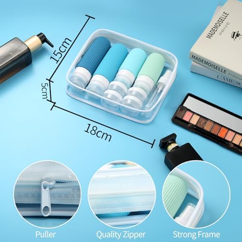 Mrsdry 16 Pack Travel Bottles Set, TSA Approved Leak Proof Silicone Squeezable - Image 5
