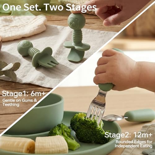 Bufims Silicone Baby Feeding Set - Image 4