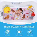Baby Bath Mat for Tub Non Slip Kids Bathtub Mat Extra Long 40X16 Inch Toddler - Image 2