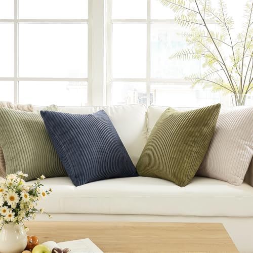 Topfinel Summer Pillow Covers 16x16 Pack of 4 Decorative 16x16 Inch Velvet Boho - Image 2