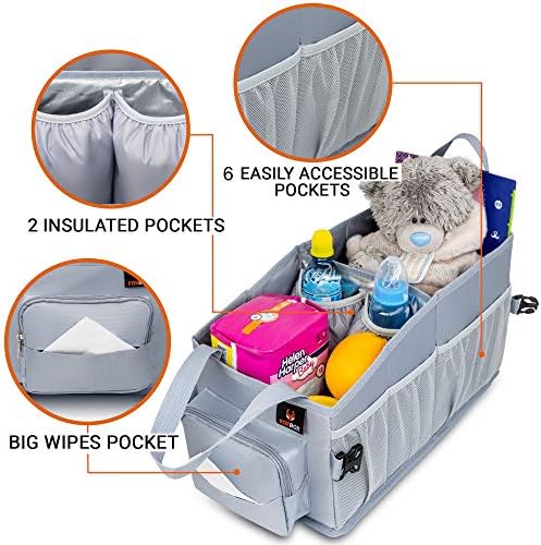 FoxBox Car Seat and Trunk Organizer, Front or Back Seat Storage - Image 4
