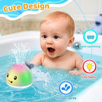 WAVISA Whale Bath Toy Sprinkler, Light Up Baby Bath Toys - Image 2
