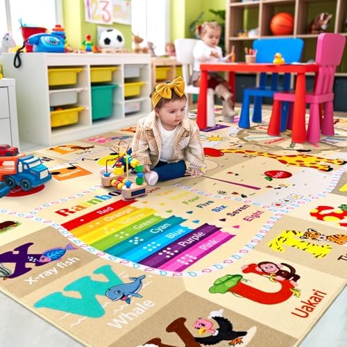BENRON 3x5 Playroom Rug for Kids Washable, PlayMat - Image 7