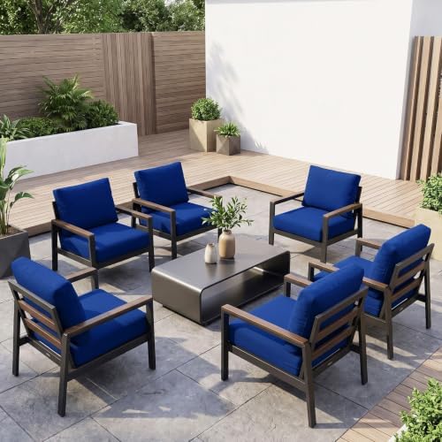 12Pcs Patio Cushion Covers Stretch Outdoor Furniture Protector Slipcovers - Image 2