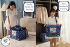 Chaos Cleared Kids Storage Bags – 100% Cotton Canvas Toy & Clothes Organizer - Image 3