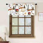Magical Wizard Curtains Valance, Gothic Magic Witch Mysterious Funny Book Hat - Image 2