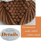 Achart Owl Macrame Wall Hanging-Hand Woven Boho Tapestry-Macrame Wall Decor - Image 5