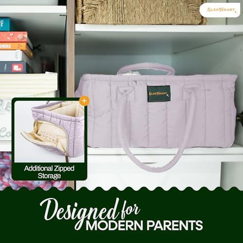 Baby Diaper Caddy Basket Organizer-Sturdy, Breathable & Washable - Image 4