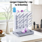 Baby Bottle Drying Rack: Vertical Space Saving Large Bottles Holder - Image 2