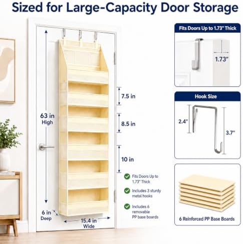 Heavy Duty Over the Door Organizer - Image 3