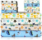 Receiving Blanket for Baby – 4 Pack – 30 inch x 30 inch – 100% Flannel Cotton by Omilion