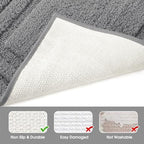 HOMEIDEAS Bathroom Rugs Sets 2 Piece, Super Soft and Absorbent Non Slip - Image 5