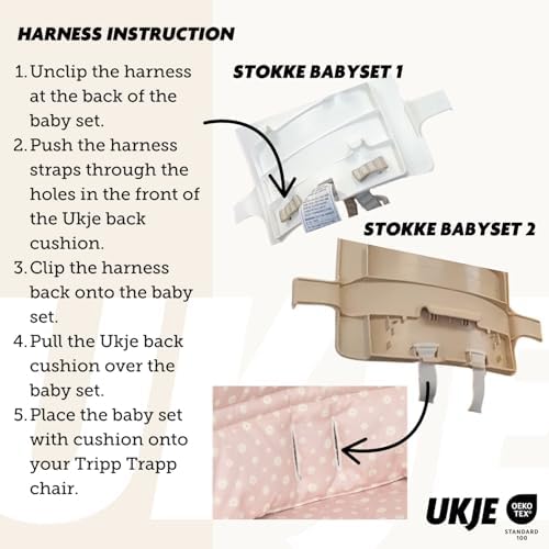Cushion for Stokke Tripp Trapp High Chair, Waterproof & Machine Washable - Image 5