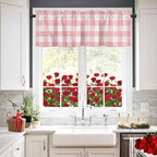 Valentine's Day Kitchen Curtains Valances - Image 4