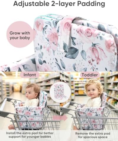 Padded Shopping Cart Seat Cover - Image 3