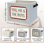 Vintage Boy Nursery Storage Bins Box - Image 6