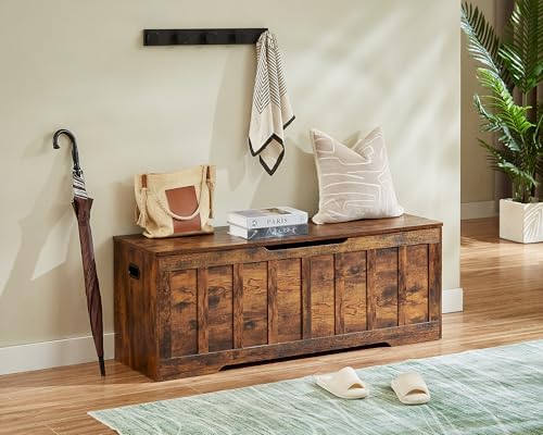 VANKILEY 51.2" Storage Chest Extra Large, Wooden Storage Bench - Image 6