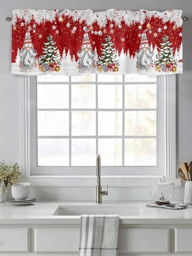 Vandarllin Christmas Gnome Valance Curtains - Image 2