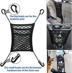 3-Layer Stretch Car Mesh Organizer, Car Seat Net, Dog Net - Image 5