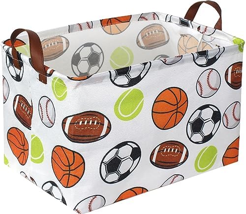 Rectangular Basketball Baskets, Football Basket Organizer.Baseball Basket by Sanjiaofen