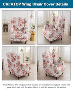 CRFATOP Wingback Chair Covers Wing Armchair Slipcovers - Image 3