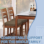 BUYUE Thickened 2.5" Dining Chair Cushions Set of 6, U-Shape High Density Foam - Image 2