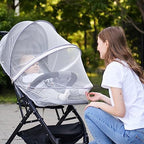 DUOMI Mosquito Net for Stroller, Encrypted Stroller Mosquito Net Full Cover - Image 5