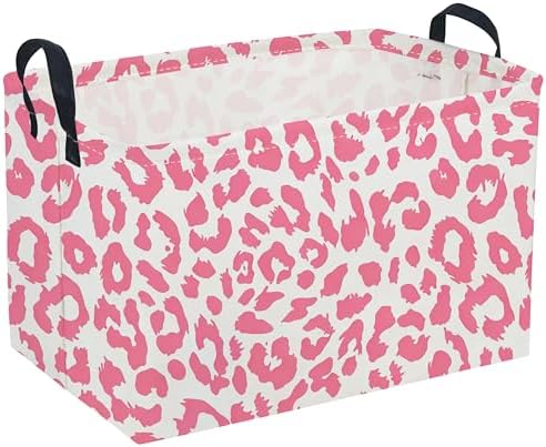 Sanjiaofeng Rectangular Kids Baskets, leopard print basket, Waterproof by Sanjiaofen